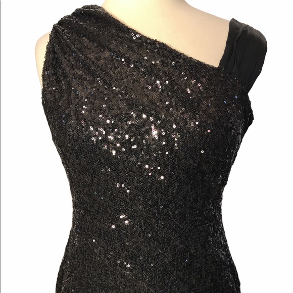 Calvin Klein Black Sequin Dress size 6 - Picture 3 of 6